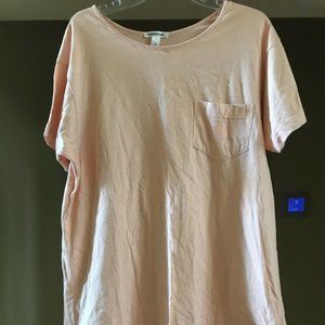 New Calvin Klein Peach Knit Top M